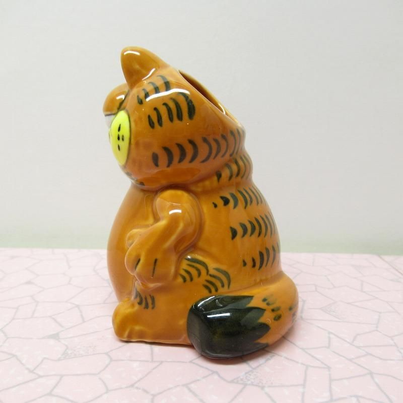 ガーフィールド ペン立て Enesco 陶器製 ラベル付