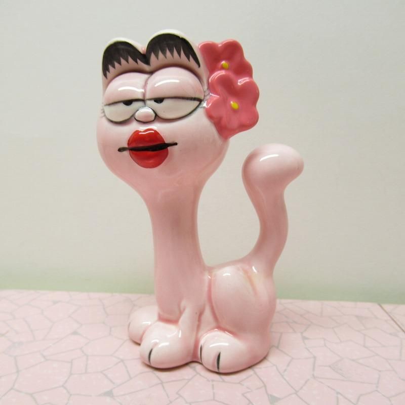 ガーフィールド アーリーン Enesco 陶器製 フィギュア