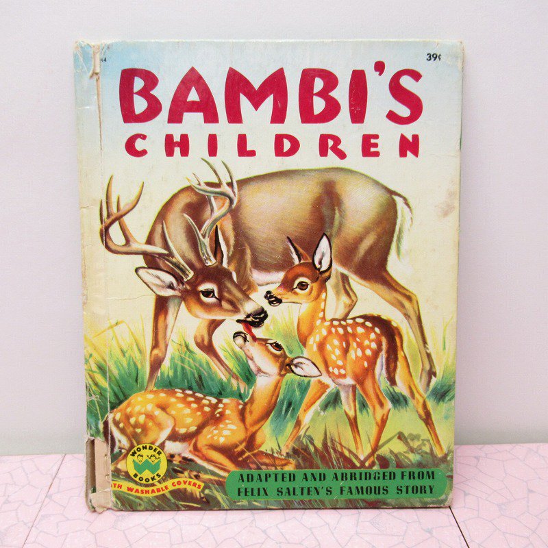 ヴィンテージ絵本 Bambi's Children