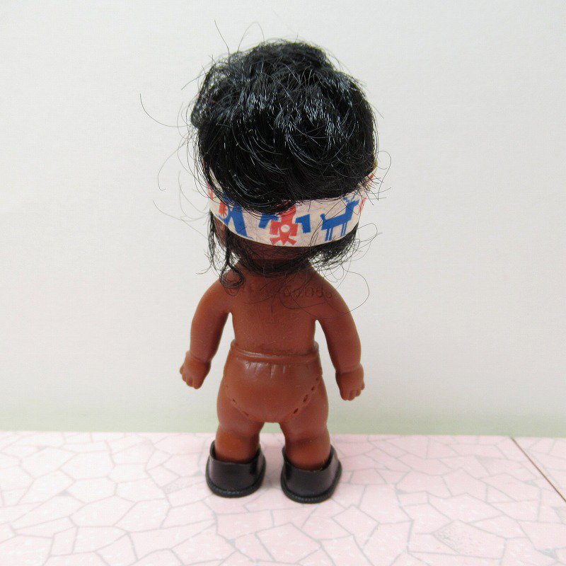 ヴィンテージドール インディアン ソフビ人形 1966年