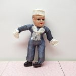 お人形  ヴィンテージドール 米国海軍 水平さんセルロイド人形 1940年代