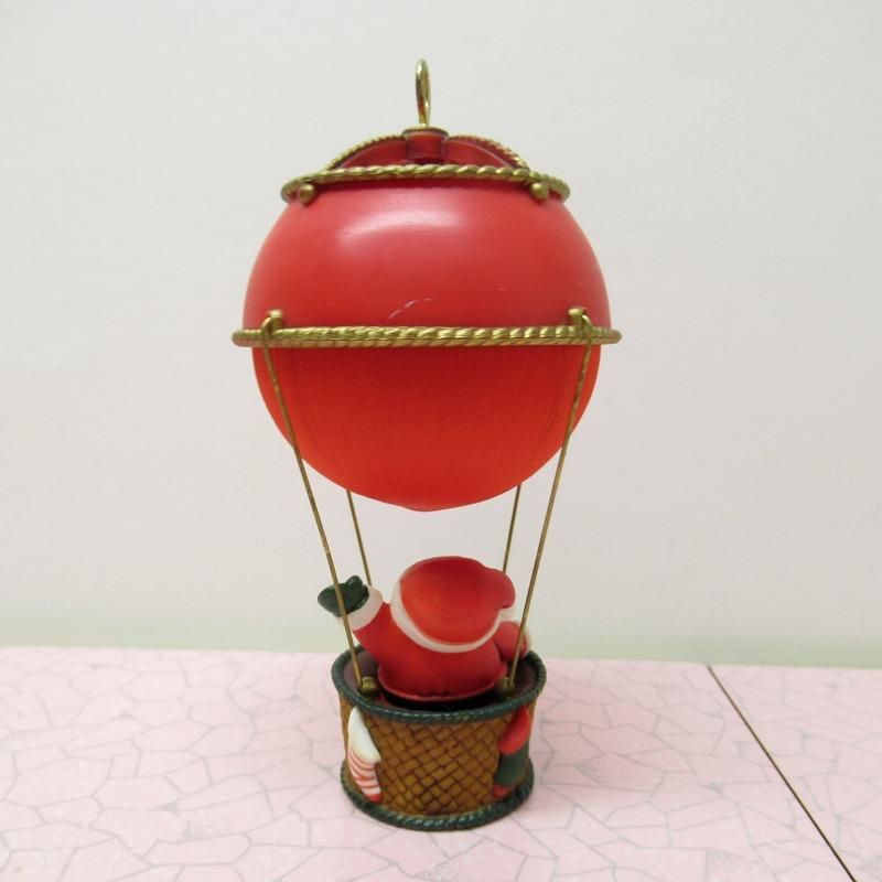 【sold 】トラ クリスマス　オーナメント　気球 クリスマスオーナメント ブリキ製気球 ホールマーク 箱付き 1993年