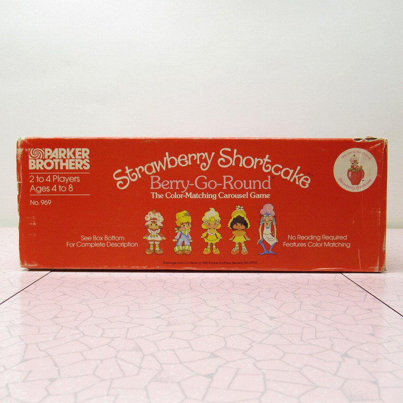 ストロベリーショートケーキ ゲーム Berry-Go-Around 訳あり 1981年
