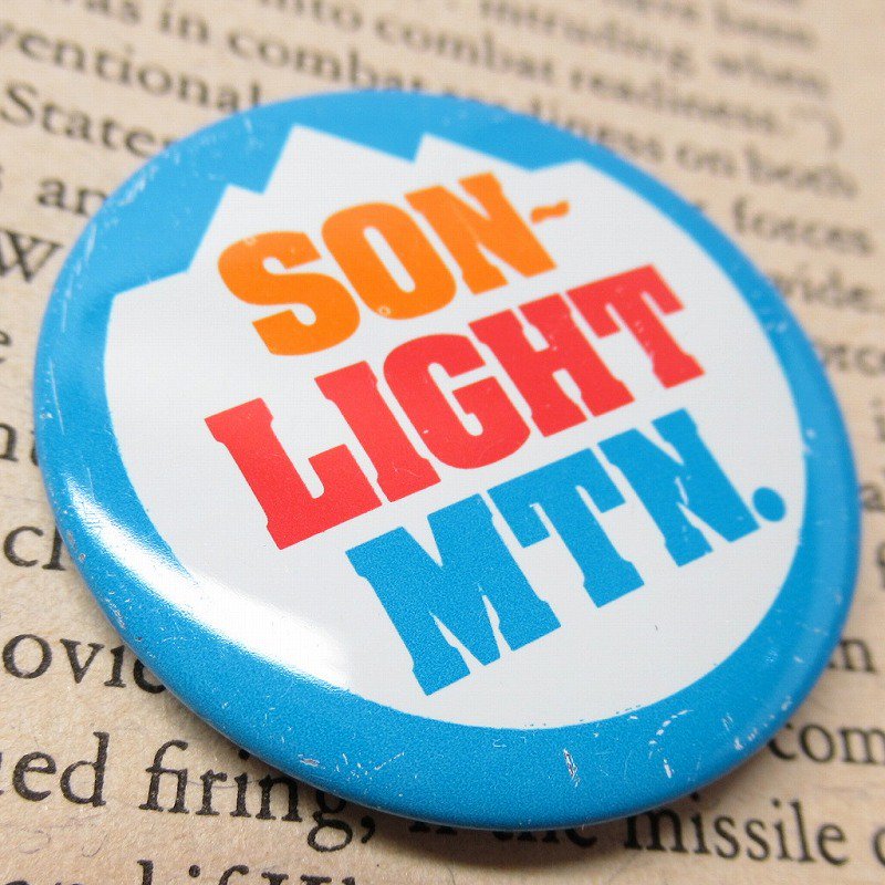  ヴィンテージ缶バッジ Son-Light Mtn.【画像1】