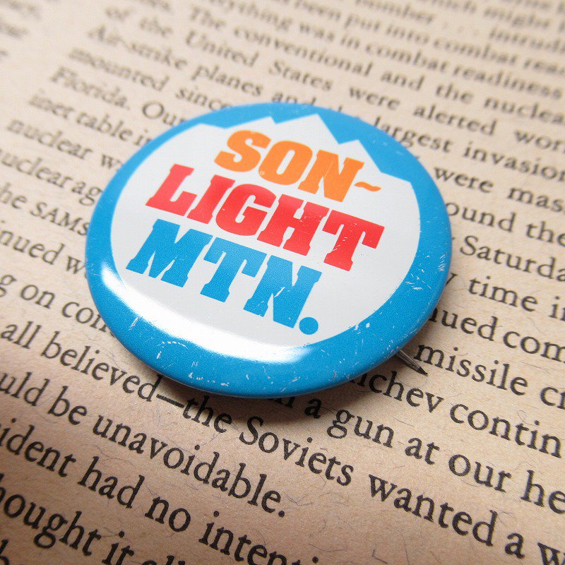 ヴィンテージ缶バッジ Son-Light Mtn.【画像2】