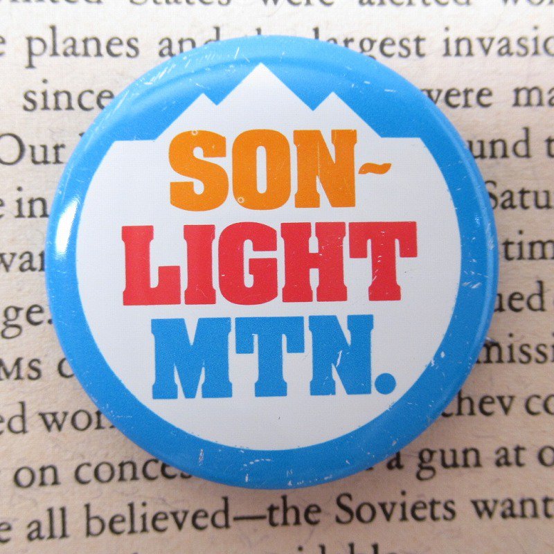  ヴィンテージ缶バッジ Son-Light Mtn.【画像3】