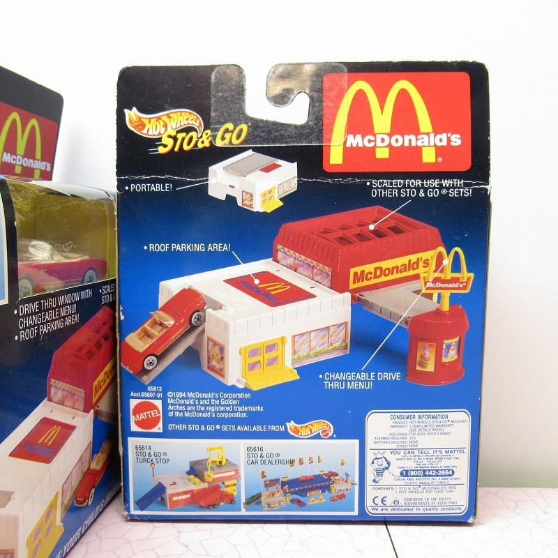 マクドナルド マテル社 ホットウィールズ Sto & Go 1994年トイ