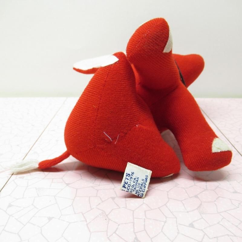 ビーバー ぬいぐるみ 赤い帽子付き　ドリームペッツ　ビンテージ ビーバー ぬいぐるみ 赤い帽子付き ドリームペッツ ビンテージ