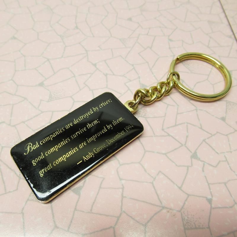 インテル INTEL チップ メタル製 キーホルダー