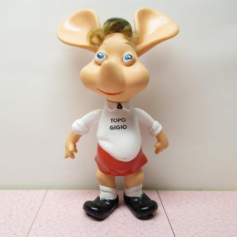 60s トッポジージョ　ハンドパペット　TOPO GIGIO 1963 1963 Topo Gigio Vintage Doll Maria Perego Italian Vinyl
