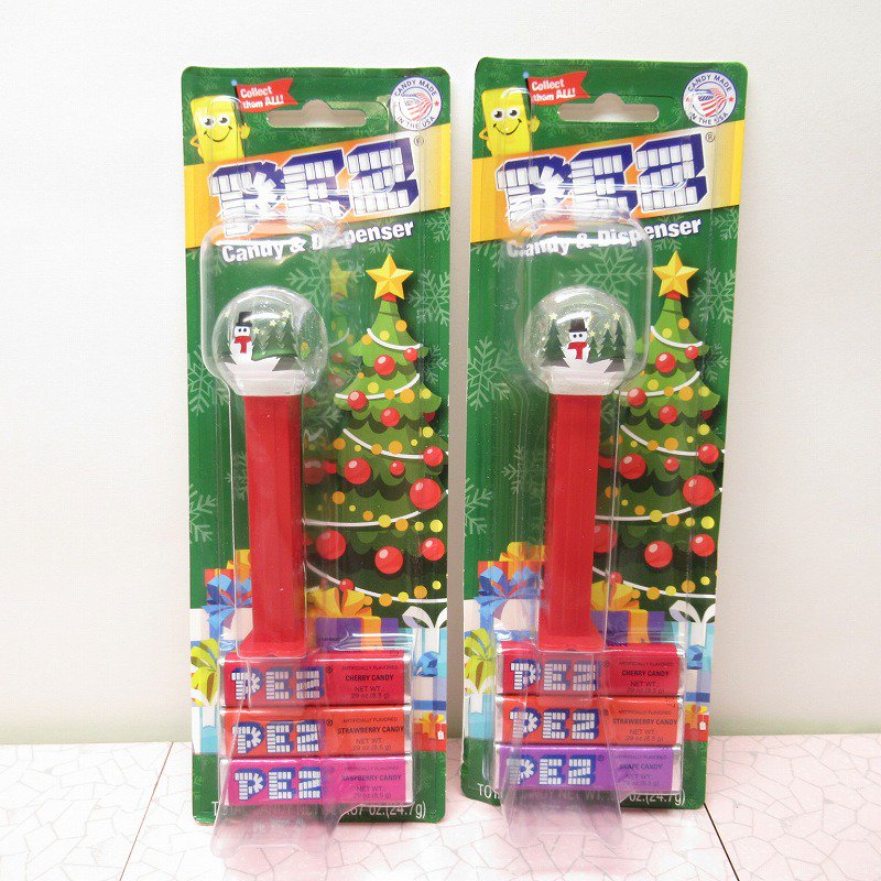 ペッツ PEZ クリスマス スノードーム型 2017年