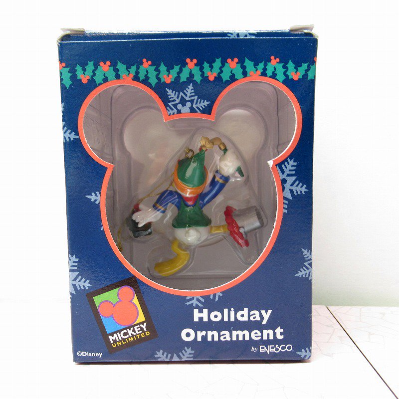 ミッキーマウス ドナルド 箱付 クリスマス オーナメント おもちゃ作り