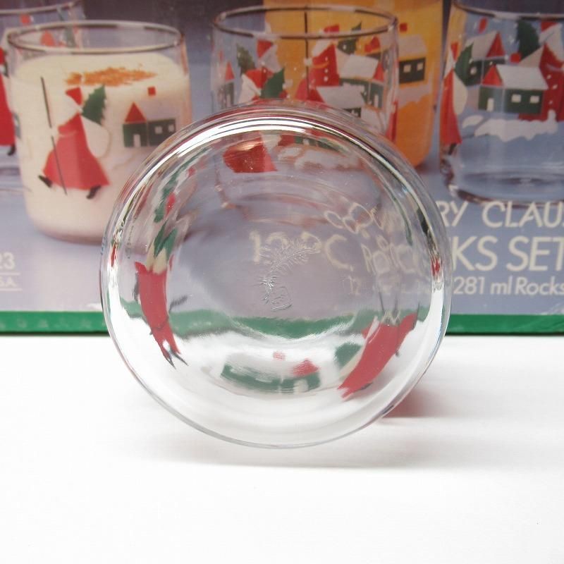 アンカーホッキング クリスマス 1988年 サンタクロース グラス