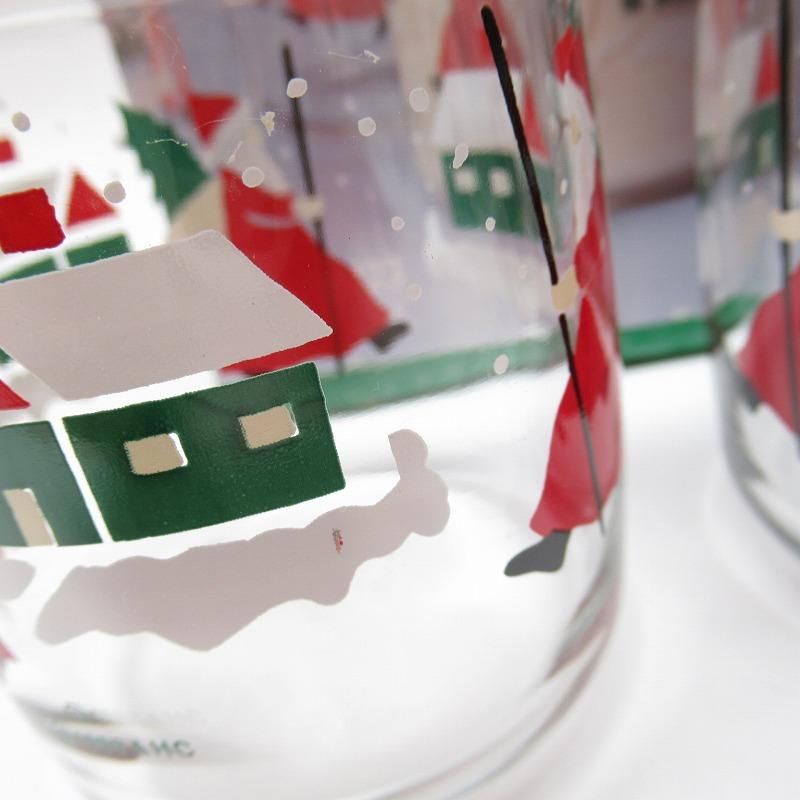 アンカーホッキング クリスマス 1988年 サンタクロース グラス 未使用