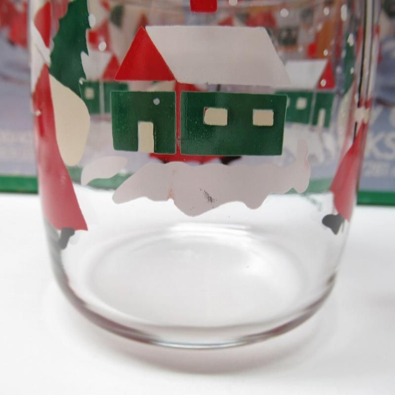 アンカーホッキング クリスマス 1988年 サンタクロース グラス 未使用