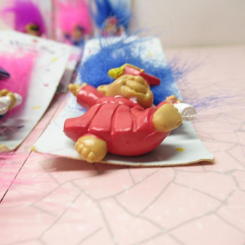 トロール人形 90年代 卒業式 デッドストック PVC ピン 各種