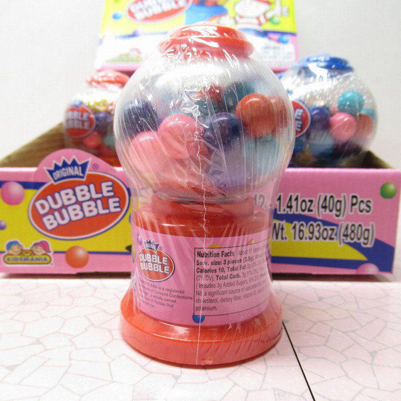 並行輸入品 ダブルバブル Dubble Bubble ミニ ガムボールマシーン 各色