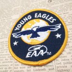 オート＆ツール＆ガレージ＆乗り物系全般  ワッペン Young Eagles EAA