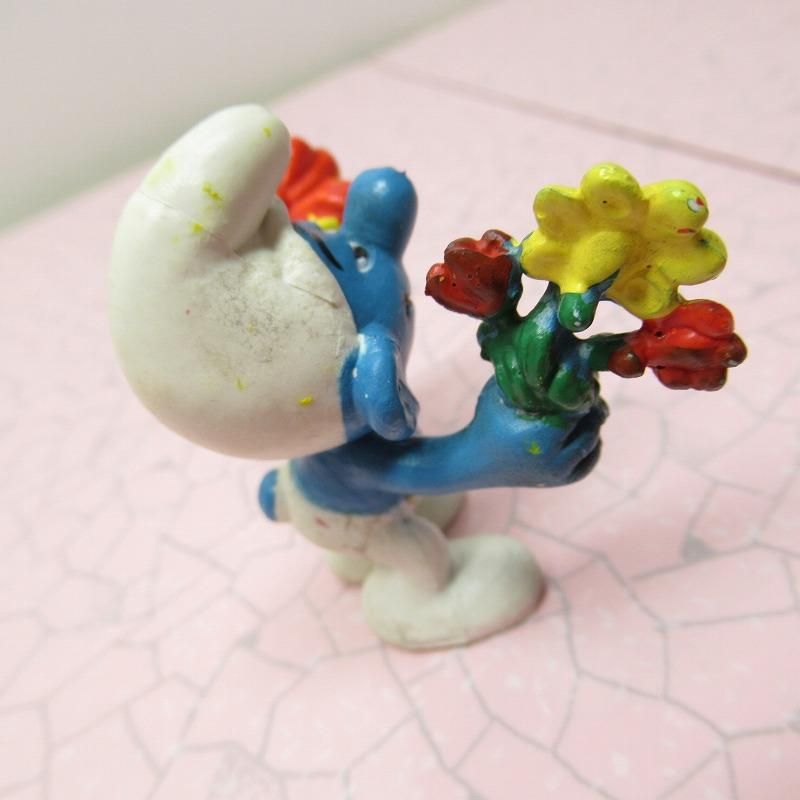 スマーフ PVC フィギュア 20040 Gift Smurf 1970年代 B
