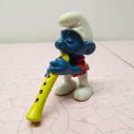 ȥۥӡ  ޡ PVC ե奢 20048 Flautist Smurf 1970ǯ