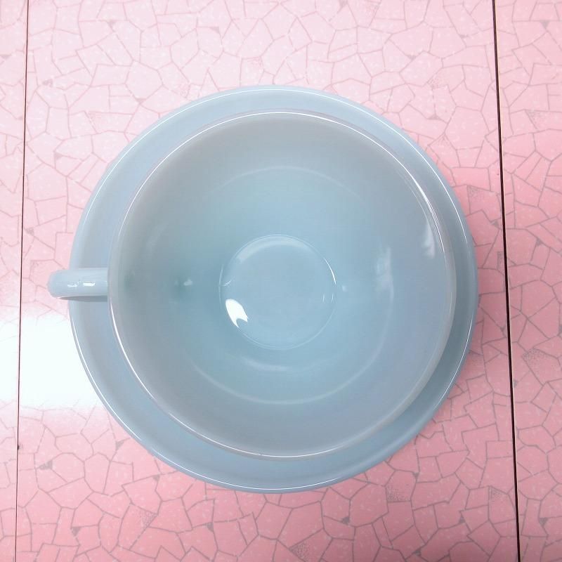 ファイヤーキング ターコイズブルー カップ ＆ ソーサー A