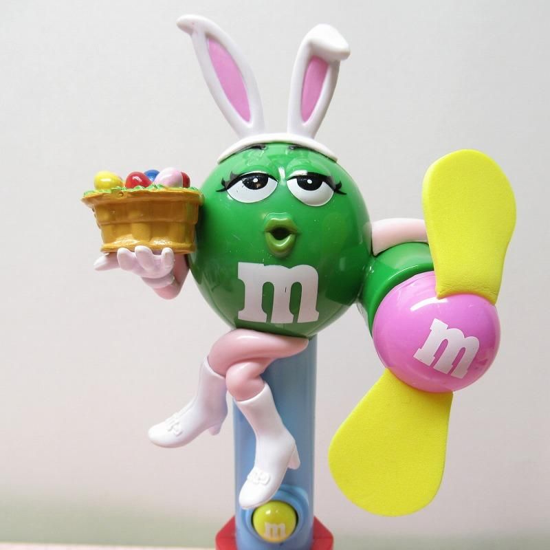 エムアンドエムズ M&Ms イースター グリーン ミニ扇風機 訳有