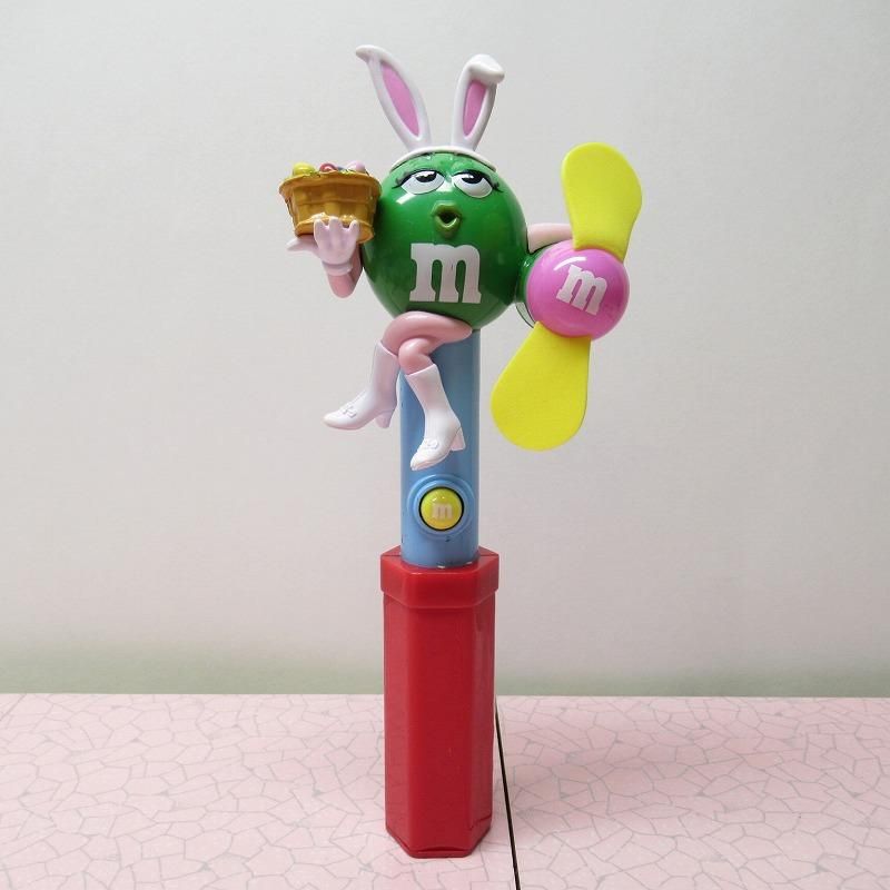 エムアンドエムズ M&Ms イースター グリーン ミニ扇風機 訳有