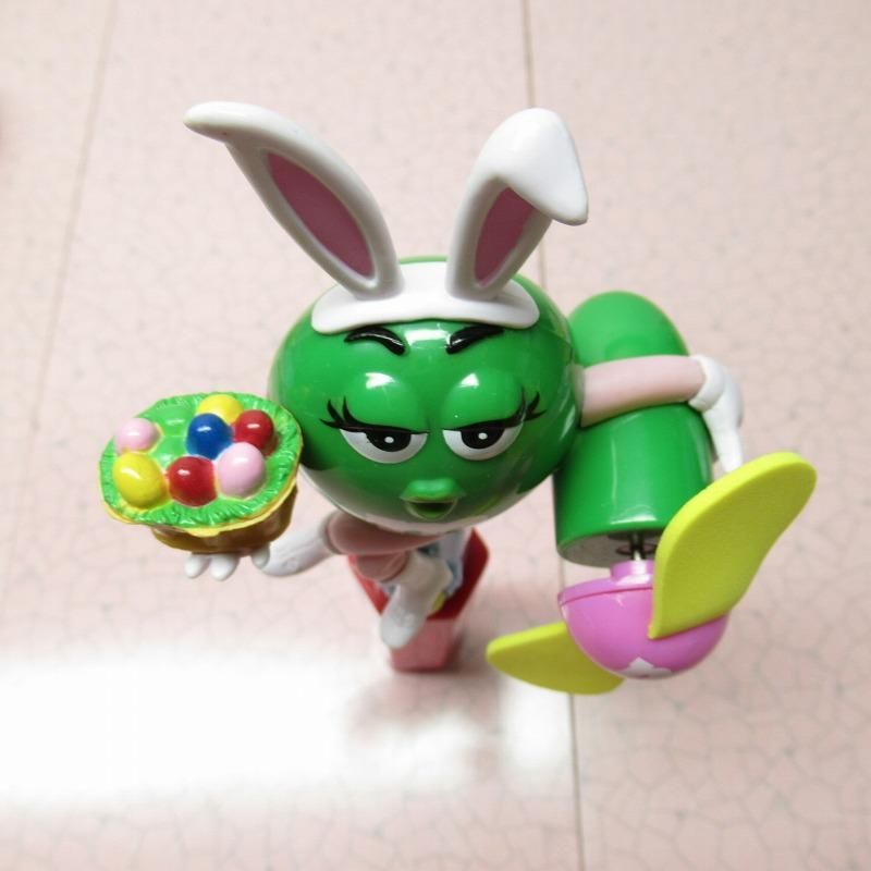 エムアンドエムズ M&Ms イースター グリーン ミニ扇風機 訳有