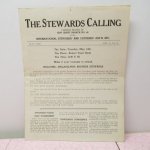 その他の本  1940年5月 Stewards Calling 会報