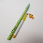 鉛筆・ペン  スヌーピー ヴィンテージ PVCマスコット付き ペン 2本セット