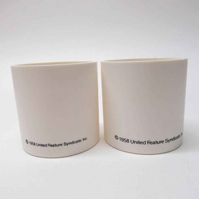 ヴィンテージスヌーピープラスチックキャンドルホルダー Congratulations!