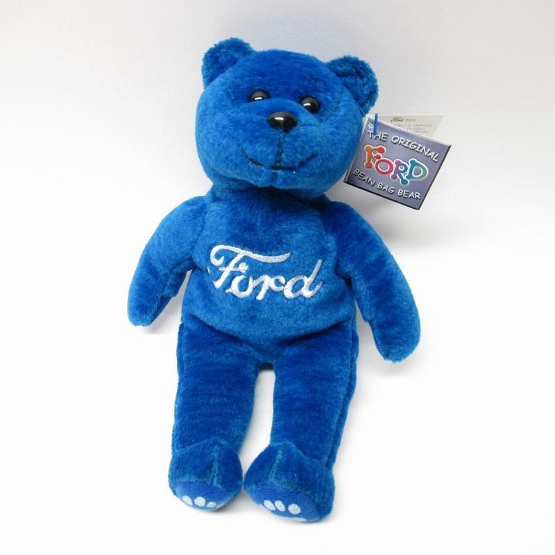 フォード FORD ブルーテディベア プラッシュ オリジナルタグ付き