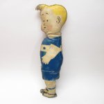 お人形  アンティークドール オイルクロス製 1920年代 SKEEZIX人形