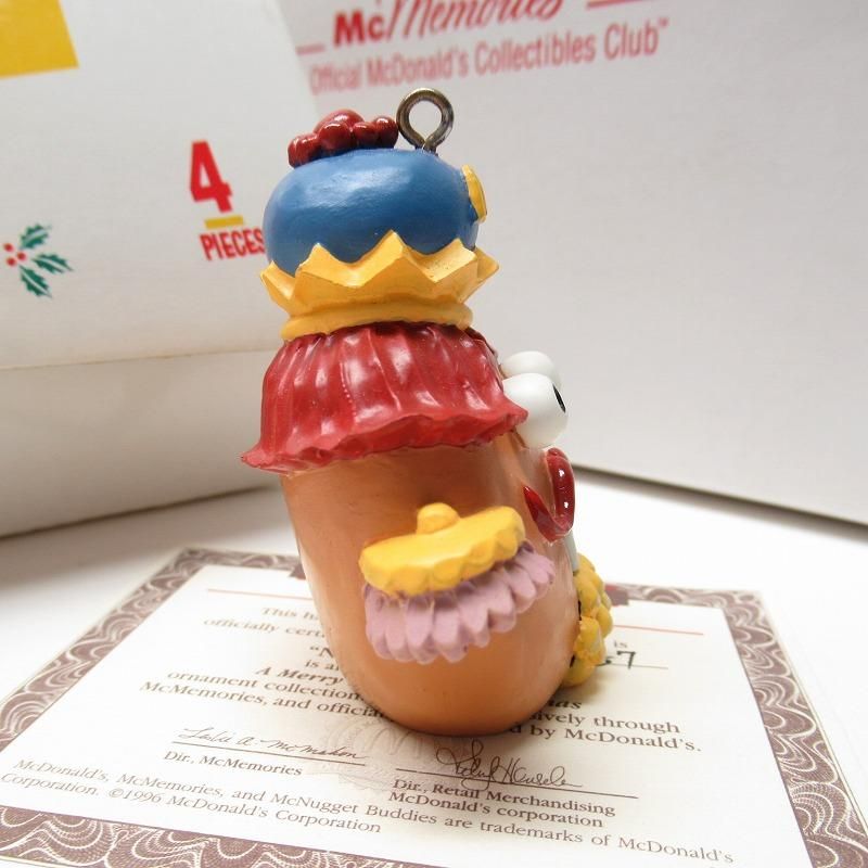 マクドナルド 1996年 クリスマス マックナゲット オーナメント