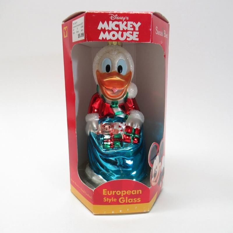 クリスマスオーナメント ミッキーの仲間 ドナルドダック ガラス製 デッドストック クリスマスオーナメント ミッキーの仲間 ドナルドダック ガラス製 デッドストック