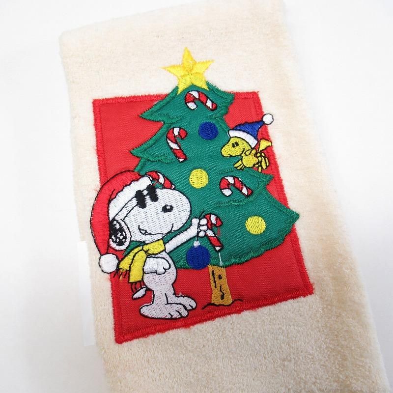 スヌーピー クリスマス ハンドタオル Joe Cool デッドストック スヌーピー クリスマス ハンドタオル Joe Cool デッドストック
