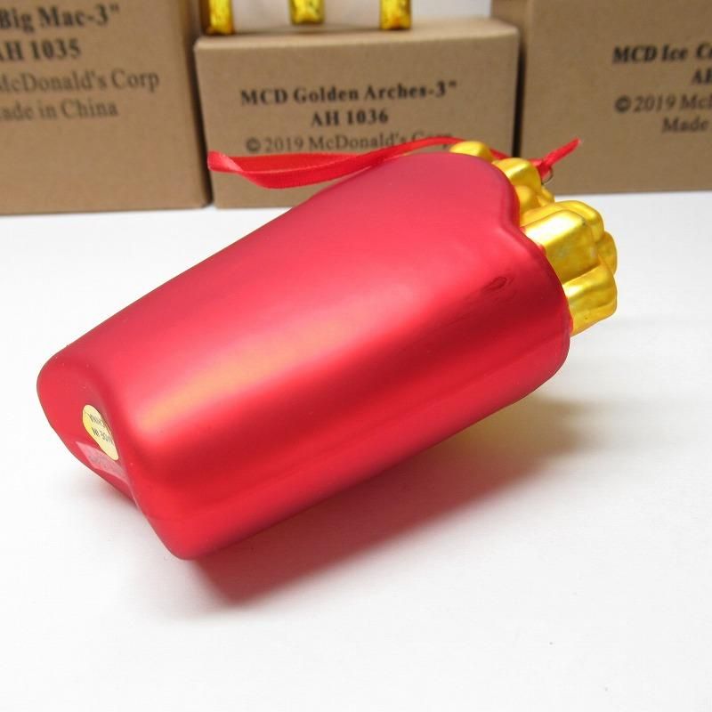 マクドナルド 正規品 クリスマス フライドポテト ガラス