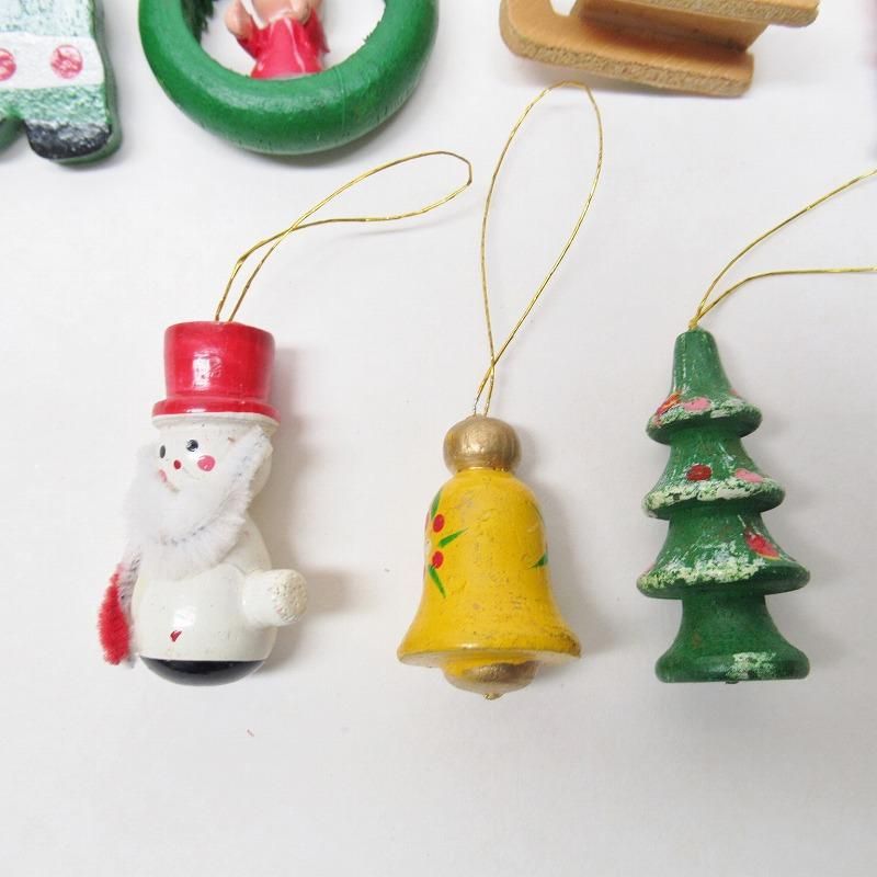 クリスマスオーナメント 木製 11個セット クリスマスオーナメント 木製 11個セット