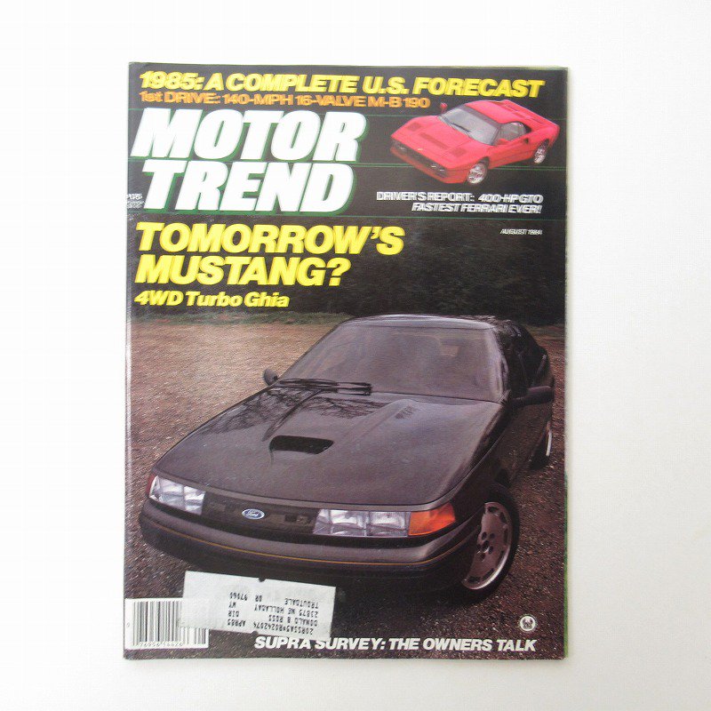 <img class='new_mark_img1' src='https://img.shop-pro.jp/img/new/icons1.gif' style='border:none;display:inline;margin:0px;padding:0px;width:auto;' />ơޥ Motor Trend 1984ǯ8