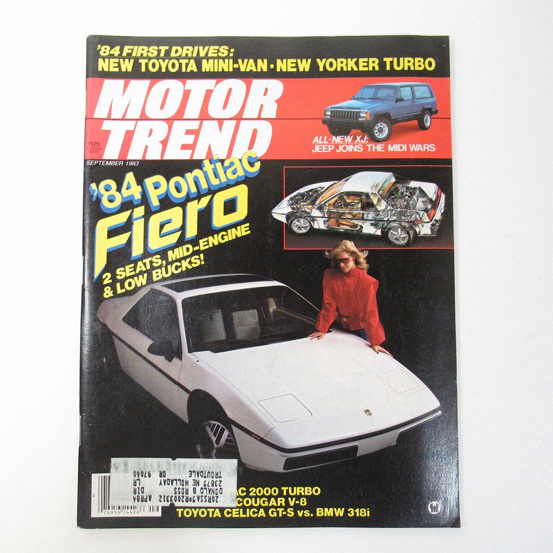 <img class='new_mark_img1' src='https://img.shop-pro.jp/img/new/icons1.gif' style='border:none;display:inline;margin:0px;padding:0px;width:auto;' />ơޥ Motor Trend 1983ǯ9