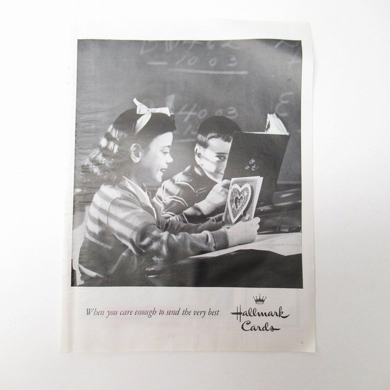 ライフ 1960年代 LIFE誌広告 ホールマークグリーティングカード