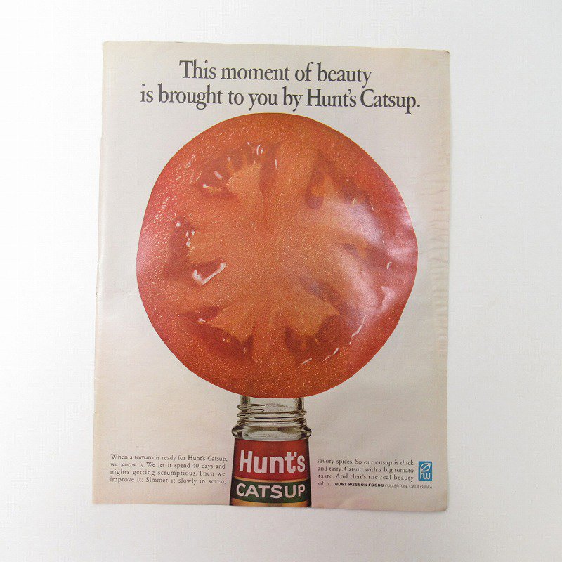 ライフ 1960年代 LIFE誌広告 ハインツケチャップ ビッグトマト
