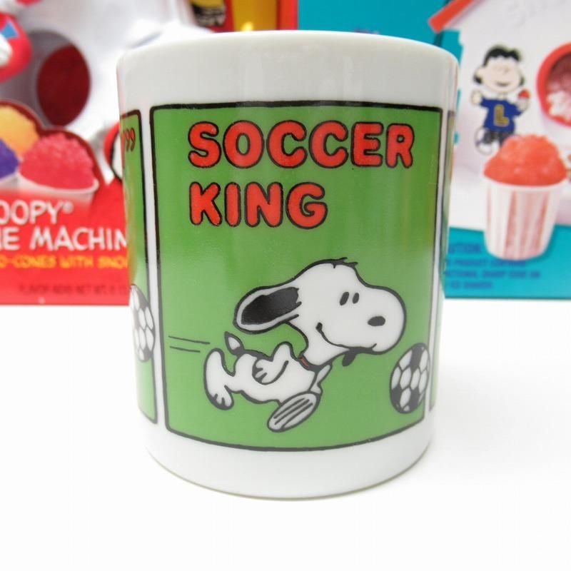 スヌーピー 1970年代 サッカー 陶器製マグ