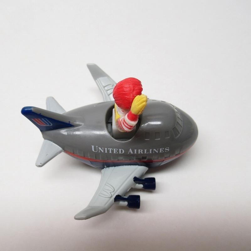 【国内正規総代理店アイテム】 マクドナルド 1991年 ミールトイ ユナイテッド航空 飛行機に乗る その他