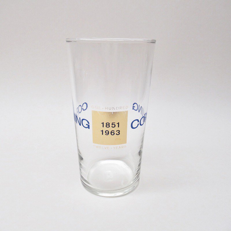 コーニング社 112周年記念 社員配布用非売品グラス 1963年