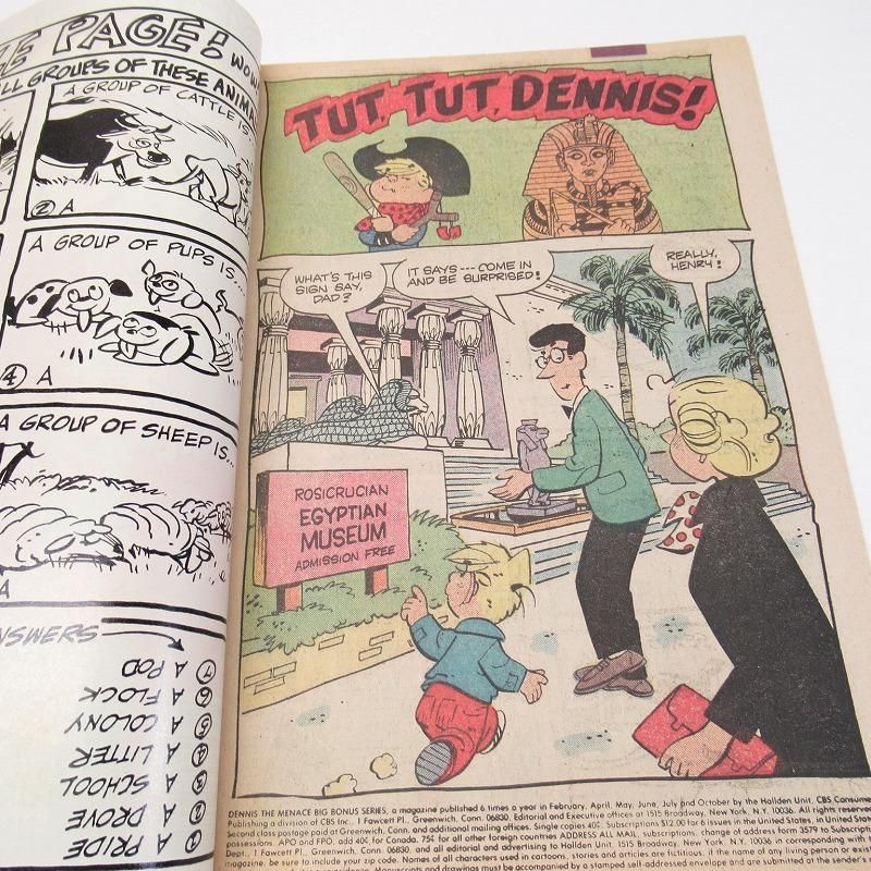 DENNIS THE MENACE わんぱくデニス | LINUS' BLANKET COMIC SHOP