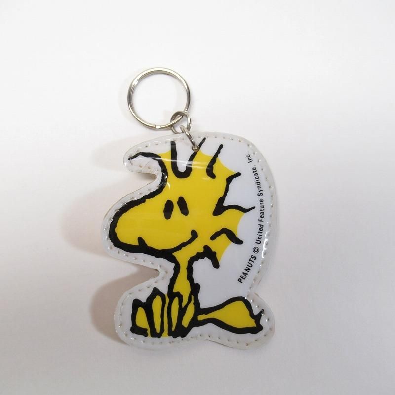 SNOOPY＆ウッドストック　キーチェーン　レトロ　希少　未使用 スヌーピーキーホルダー ビニール製 ウッドストック