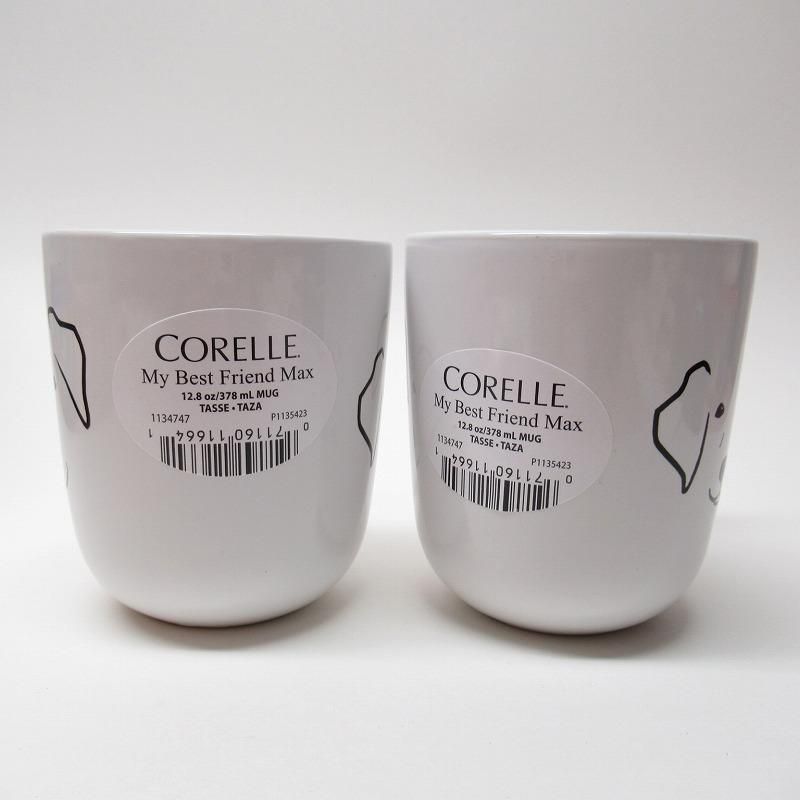 廃版品　Corelle×peak カップ　4個set パイレックス コレール 並行輸入品 マイベストフレンド 陶器製マグ