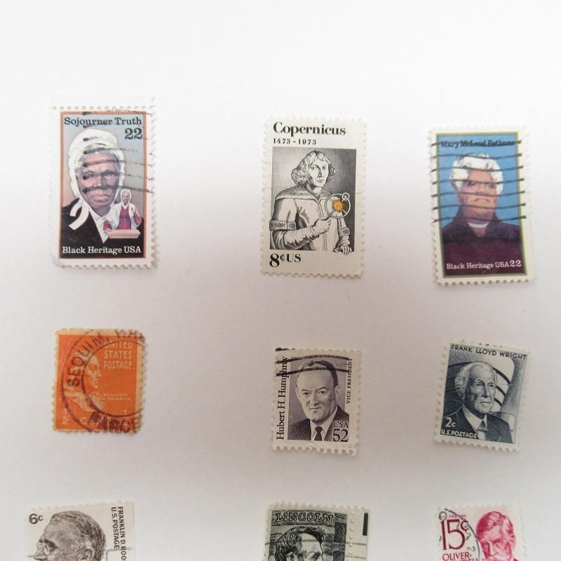 米国ビンテージ使用済切手　4￠リンカーン 米国エイブラハム・リンカーン4セント使用済切手 米国