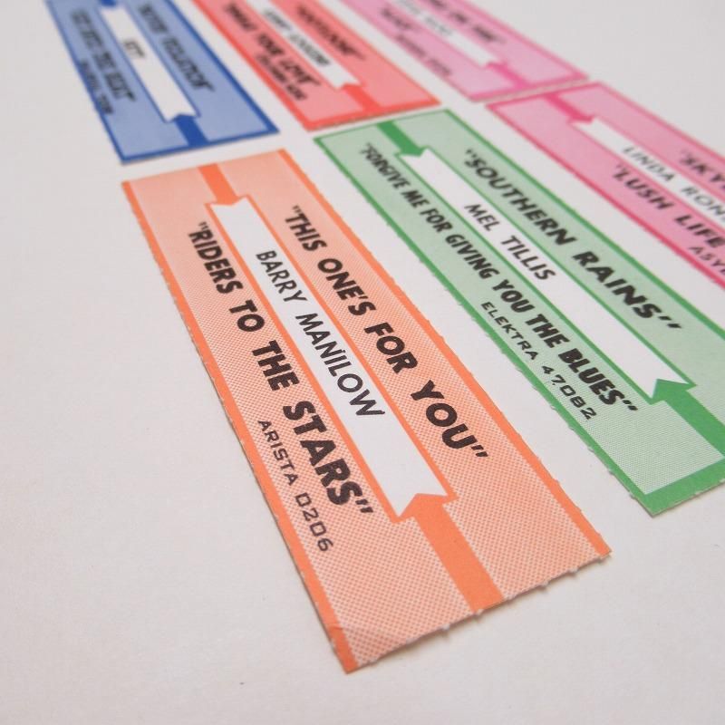 紙モノ ラベル RIkA】 昭和レトロ ジャンクジャーナル ラベル 紙モノ